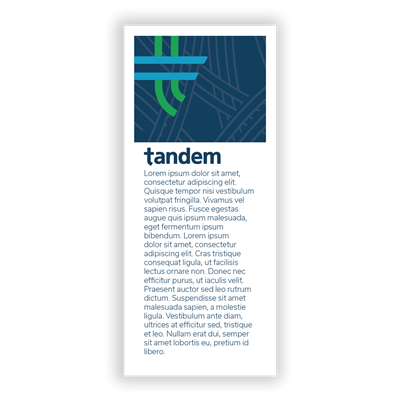 Rack Cards: 8.5x 3.5"